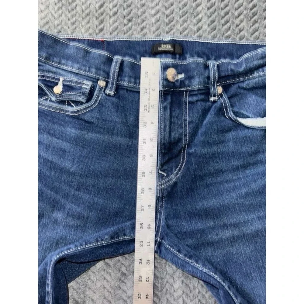 True Religion Mens Rocco Relaxed Skinny Jean Blue Denim Size 34